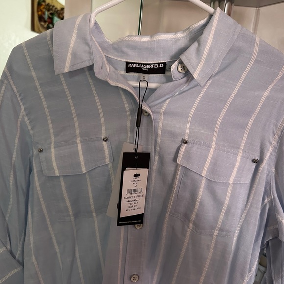 Button down shirt from Karl Lagerfeld, brand new with tag - Picture 2 of 3